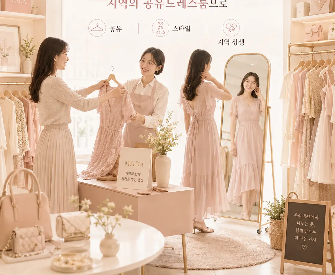 마드아가 구상 중인 추천과 피팅 공간 콘셉트